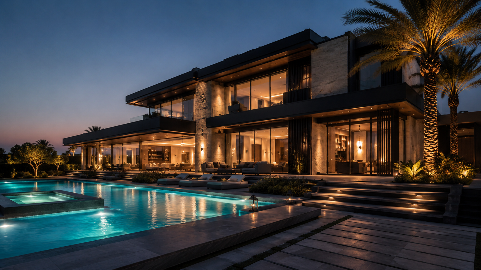 Luxury villa glazing, budget, and timeline planning details in Dubai